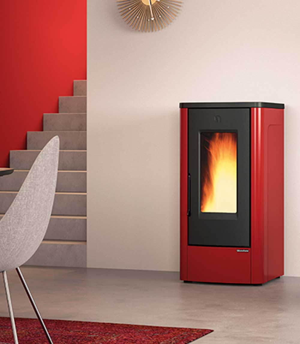 Dahiana stufa a pellet ventilata La Nordica Extraflame - Fuoco & Design Trevi Umbria